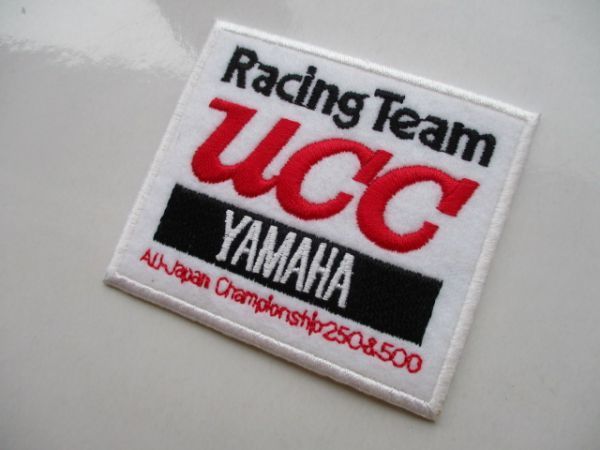 RACING TEAM YAMAHA UCC ヤマハ UCCレーシング チーム ワッペン/自動車 バイク オートバイ スポンサー Z02の画像5