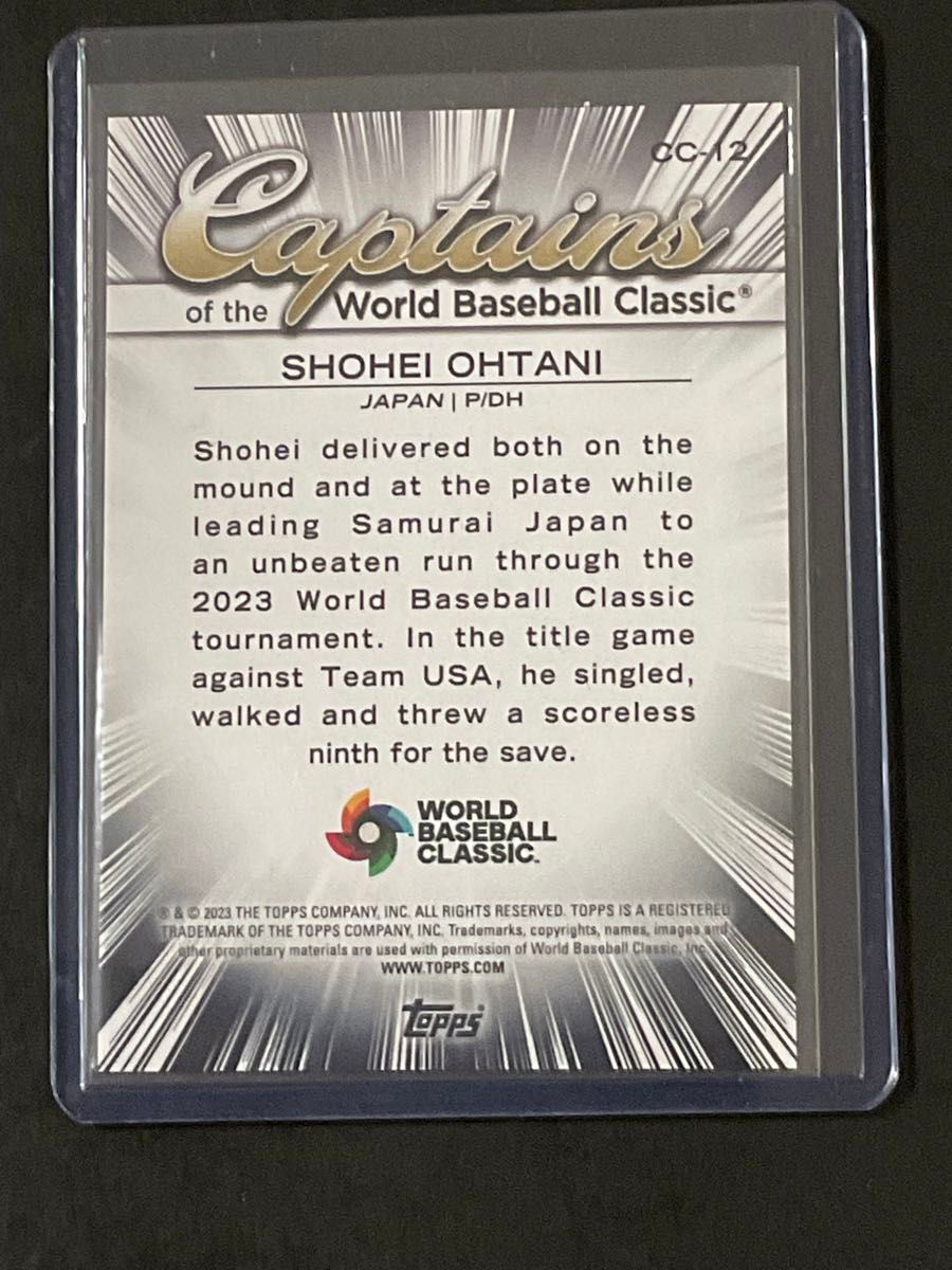 大谷翔平 インサート カード 2023 Topps World Baseball Classic #CC 