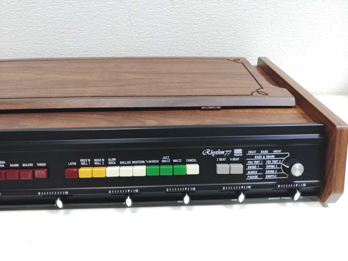 希少72'ヴィンテージ Roland TR-77 アナログドラムマシーンコレクター放出品　通電確認済　_画像3