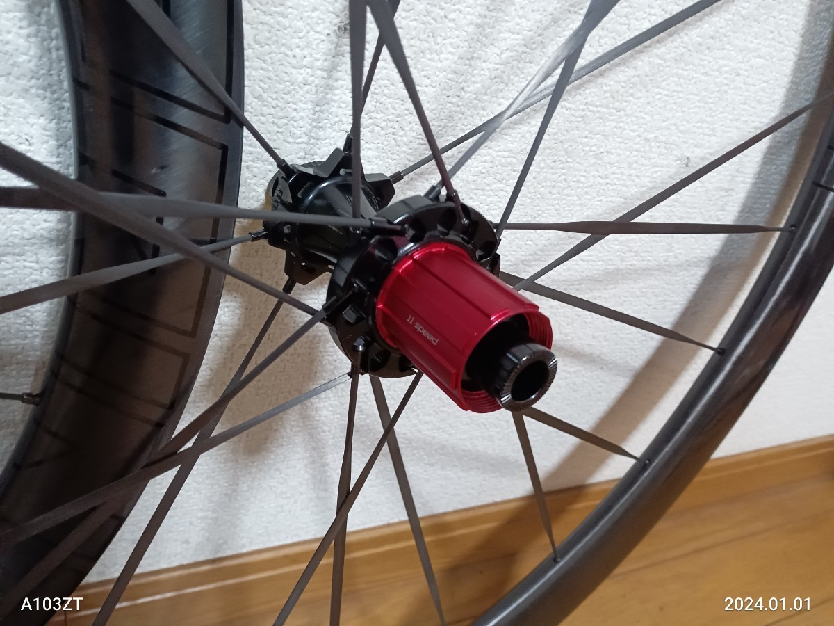 ACESPRINT カーボンスポーク disc シマノ11/12s 1284g 47mm ACESPRINT カーボンスポーク disc シマノ11/12s 1284g 47mm