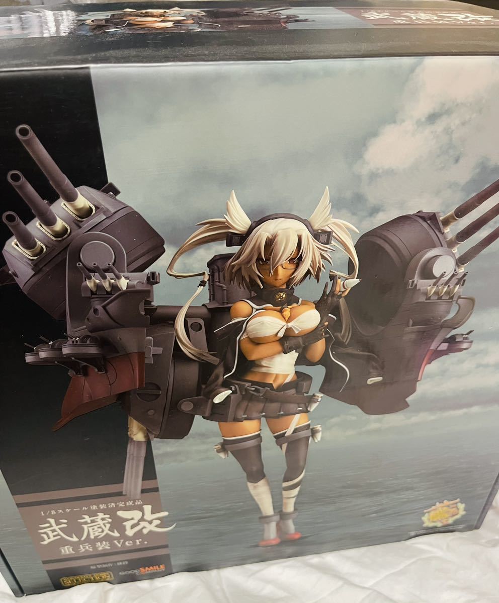 未開封 艦隊これくしょん -艦これ- 武蔵改 重兵装Ver. 1/8スケール ABS&ATBC-PVC製 塗装済み完成品フィギュア _画像1