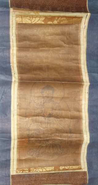  rare antique temple small character ......... paper pcs hold axis Buddhist image Buddhism temple . picture Japanese picture old fine art 