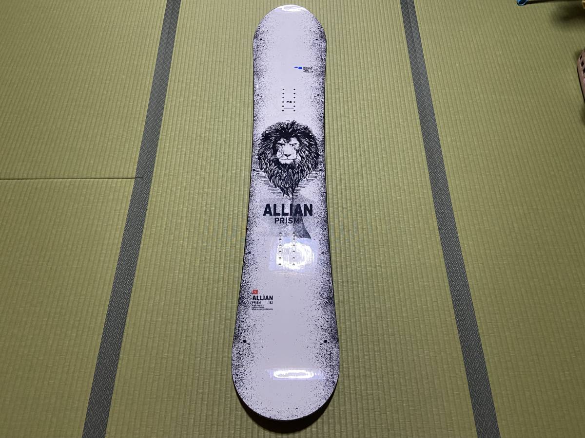 美品　ALLIAN PRISM 152センチ　アライアン　プリズム　スノーボード　ボード