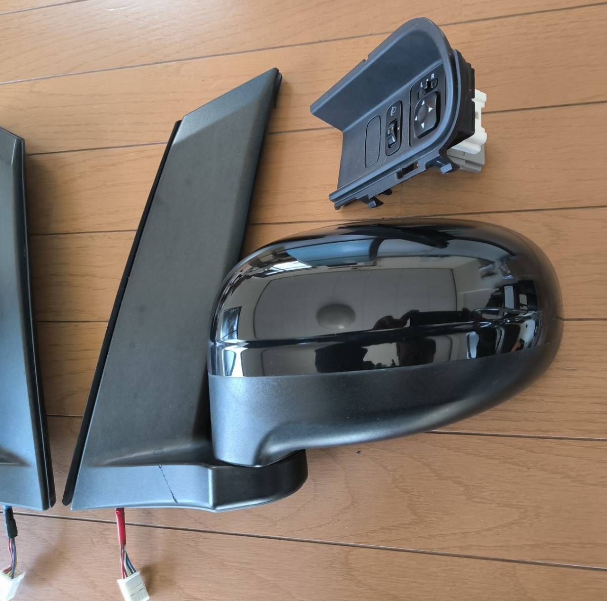 [ prompt decision ] glossy Mitsubishi I i HA1W original door mirror left right electric storage type operation verification settled switch extra black pick up possible 