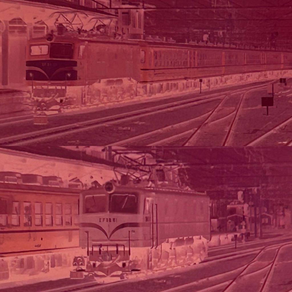 古い鉄道写真 ネガフィルム 『54年 大阪駅 京都駅』EF583 EF58125 EF615 EF5855 EF5861 EH1043 EF584 EH105 明星 列車 昭和 電車 （011601_画像5