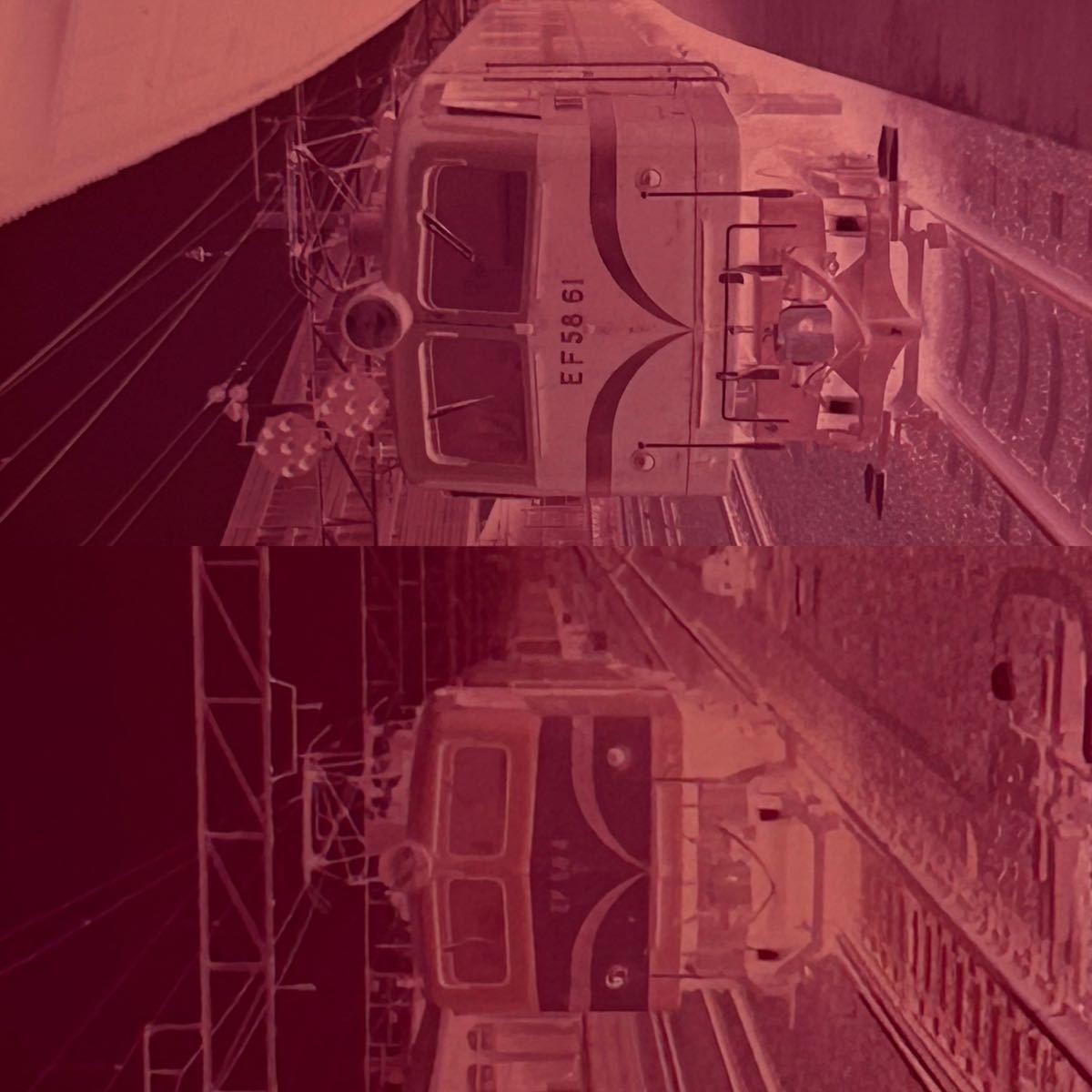 古い鉄道写真 ネガフィルム 『54年 大阪駅 京都駅』EF583 EF58125 EF615 EF5855 EF5861 EH1043 EF584 EH105 明星 列車 昭和 電車 （011601_画像7