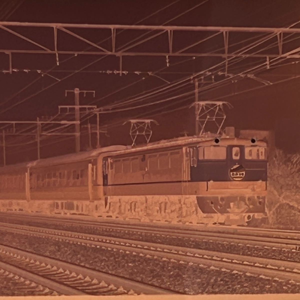 古い鉄道写真 ネガフィルム DD511179 はまかぜ DE101103 EF651137 あかつき EF651025 彗星 列車 昭和 電車 （012502_画像3