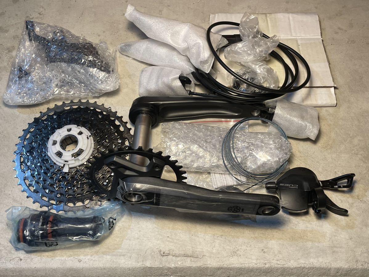 新品CUES U6000コンポーネント+MT200油圧ディスクブレーキセット　Shimano 11速　シマノ　MTB マウンテンバイク　グラベル_画像1