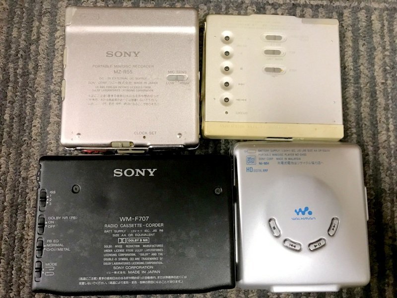 【通電動作未確認】SONY D-808K MZ-E75 EH50 R55 SRS-28 WM-609 F509 707 EX88 FX70 他 15個セット ソニー 1円~　S2894_画像8