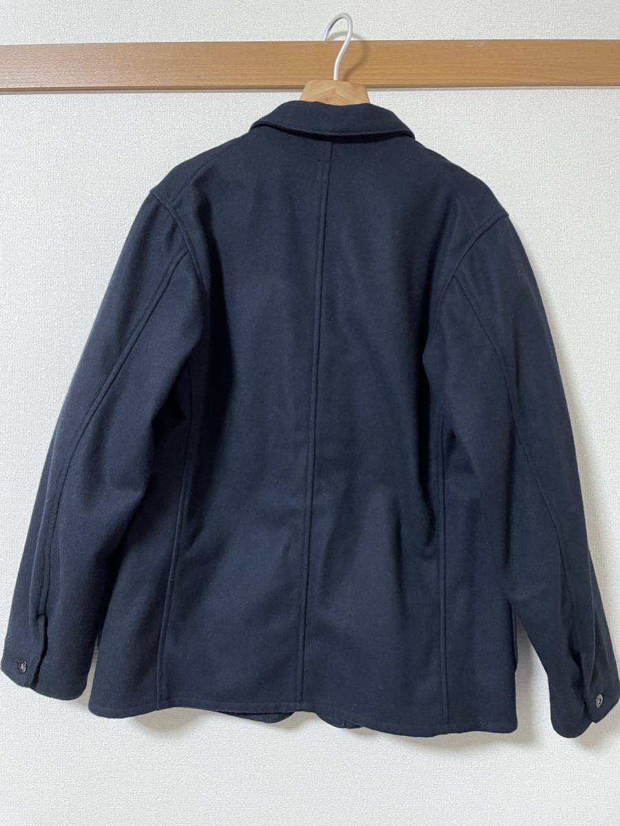 postoveralls ポストオーバーオールズ OK Rider 2 wool melton navy sizeM 日本製_画像3