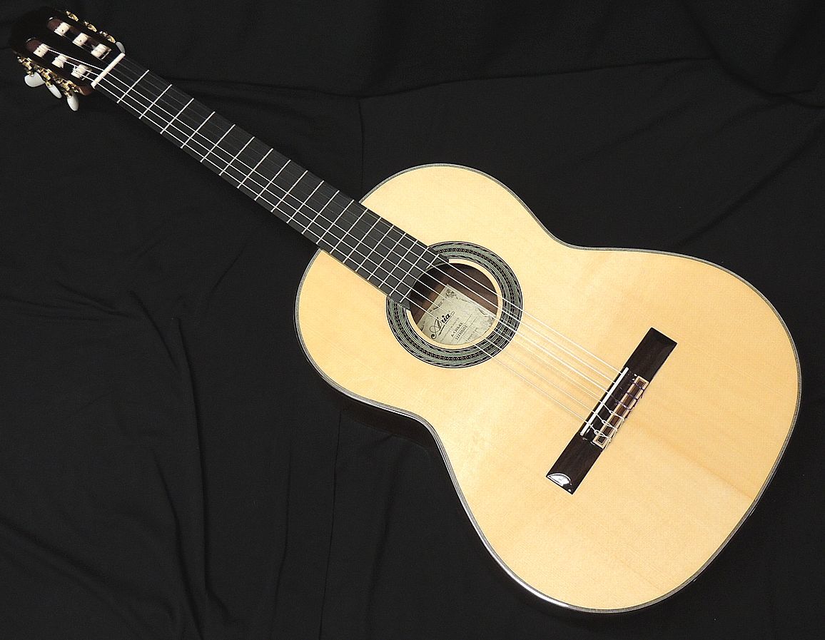 ARIA A-100S-63 オール単板 アリア クラシックギター 630mmスケール ナイロン弦 スプルース ローズウッド