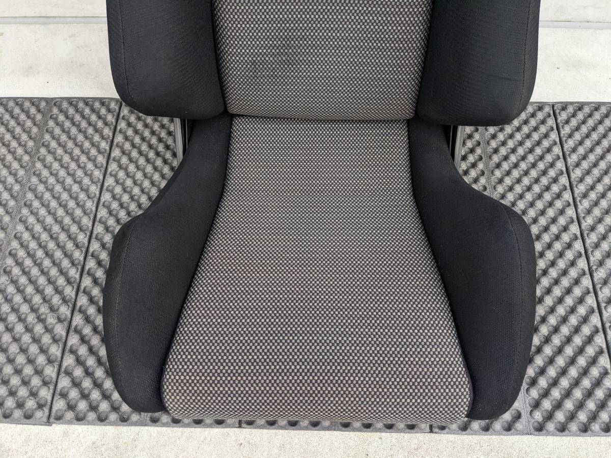 【希少！1円～】RECARO 初代SR（SR-1）！ 破れなし！バックロゴあり！レカロ セミバケ 検SR-3/LX/SR3/LS/JT190ジェミニ/イカシート_座面とサイドサポート部