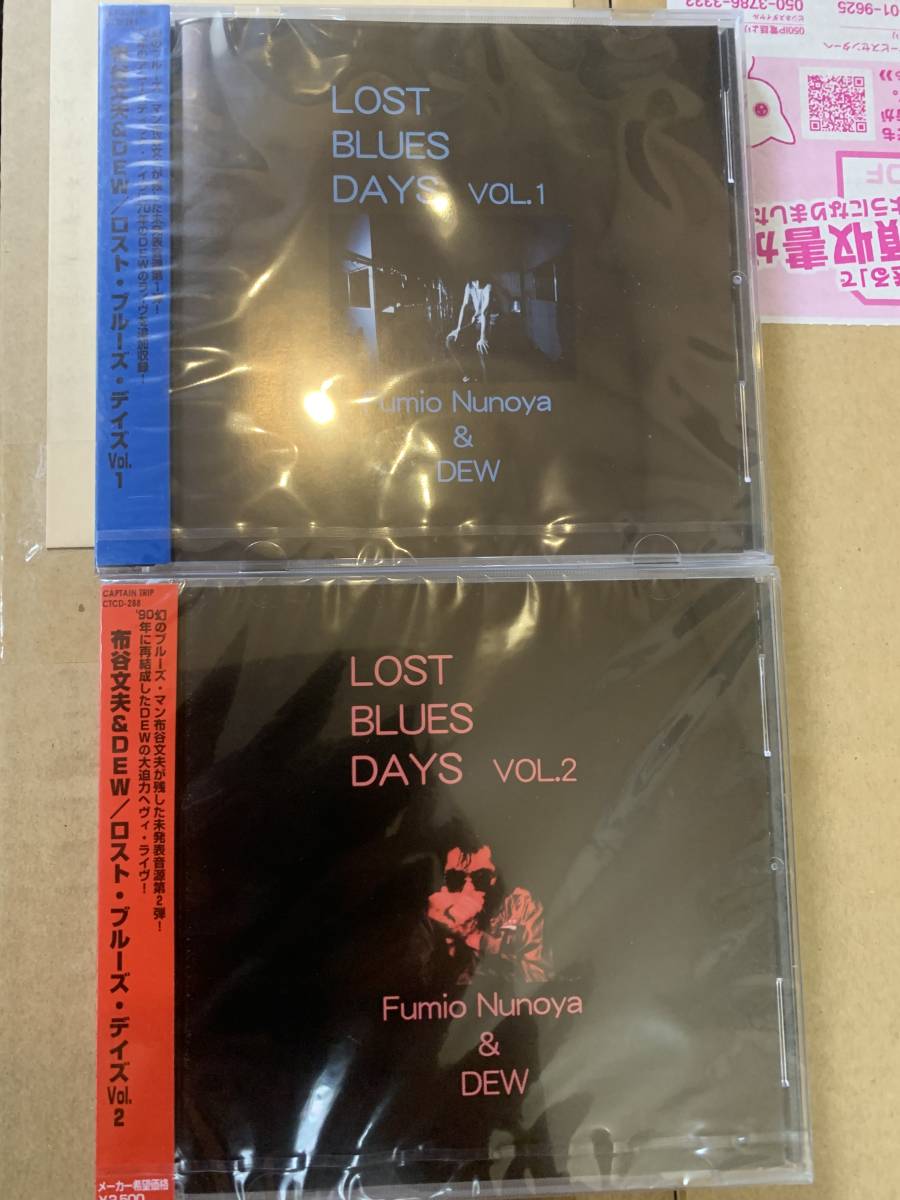 布谷文夫 DEW / Lost Blues Days Vol.1 + 2　　２枚セット　　ナイアガラ_画像1