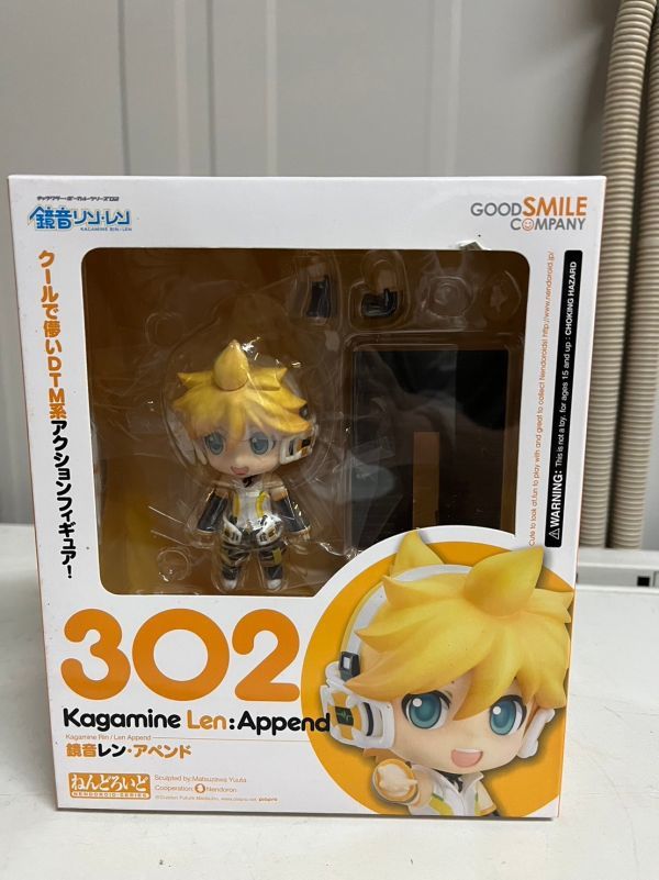 1A15 ねんどろいど 未開封 302 鏡音レン・アペンド_画像1