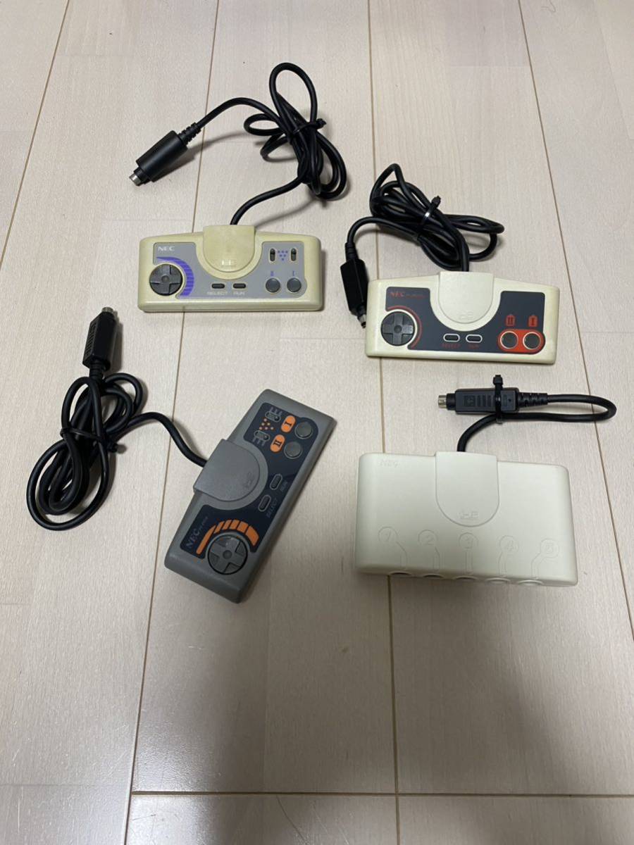 NEC PC Engine Duo-R PI-TG10 ゲーム機 / ソフト 10点/増設タップ/コントローラー3個/完全実動品　確認済み！_画像4