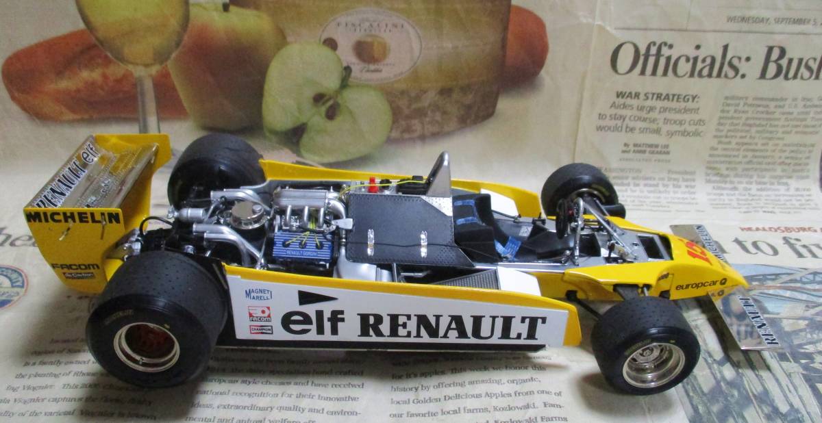 ★激レア★EXOTO*1/18*1980 Renault RE-20 Turbo #15 1980 French GP*ルノー*F-1_画像9