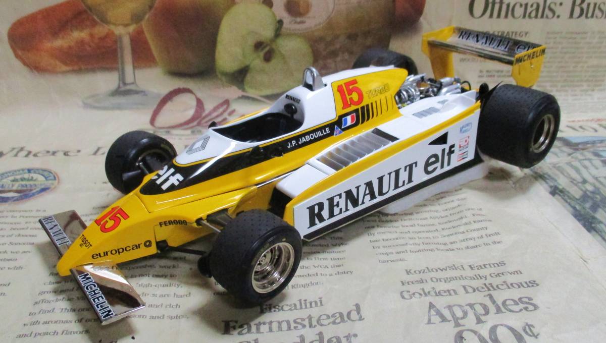 ★激レア★EXOTO*1/18*1980 Renault RE-20 Turbo #15 1980 French GP*ルノー*F-1_画像1