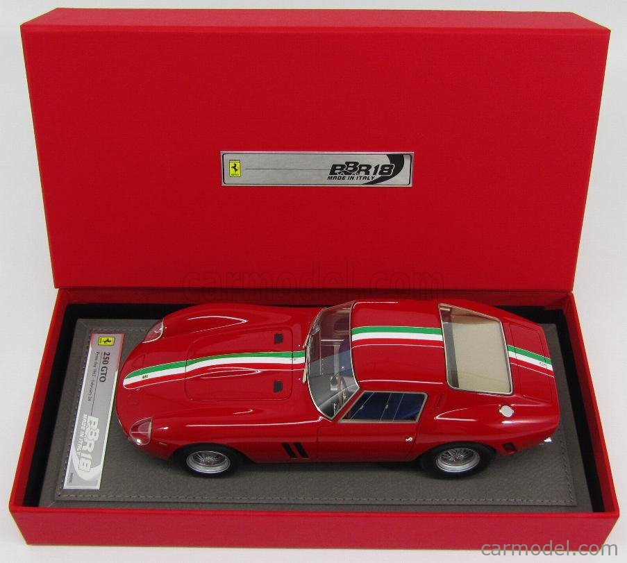 * rare out of print * world 250 pcs *BBR*1/18*1962 Ferrari 250 GTO Press Version red * Ferrari ≠MR