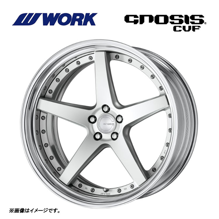 送料無料 ワーク GNOSIS CVF STEP RIM ミドルコンケイブ DEEP RIM Odisk 10.5J-21 +64～－26 5H-100 【4本セット 新品】