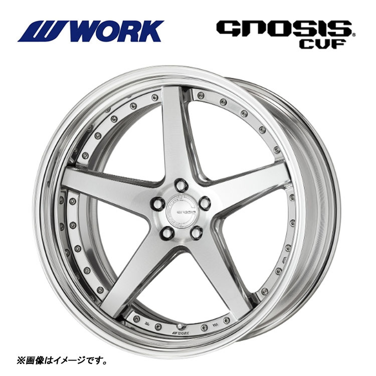 送料無料 ワーク GNOSIS CVF STEP RIM ミドルコンケイブ DEEP RIM Odisk 12J-21 +77～－45 5H-100 【1本単品 新品】