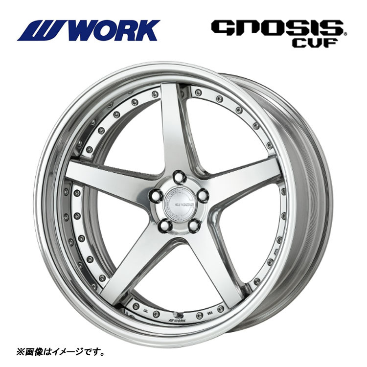 送料無料 ワーク GNOSIS CVF STEP RIM ミドルコンケイブ STANDARD Adisk 10.5J-20 +58～－34 5H-114.3 【1本単品 新品】_画像1