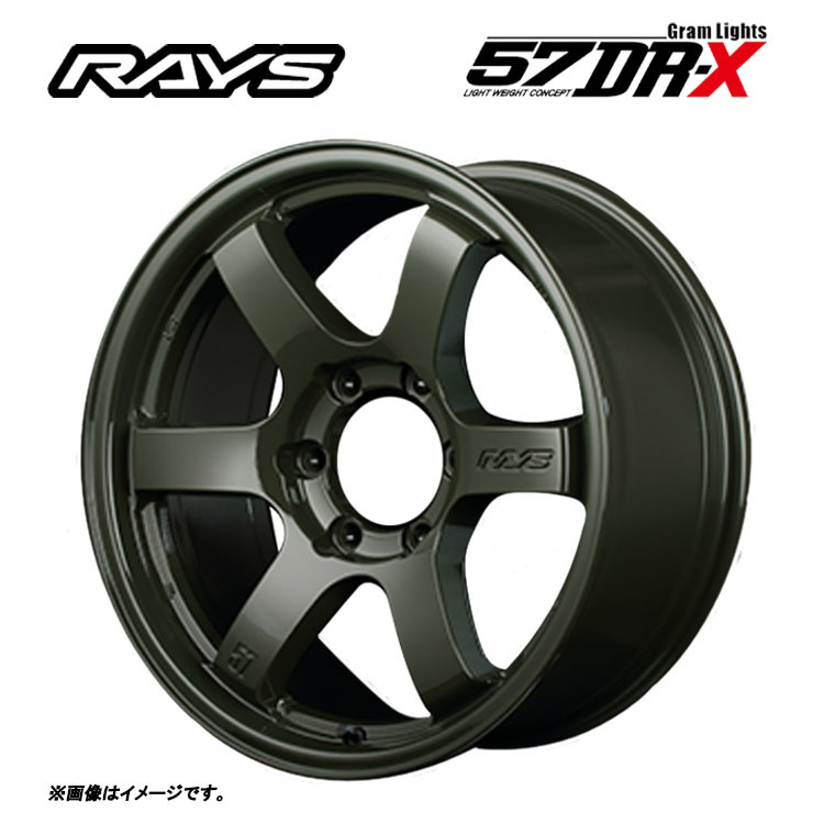 送料無料 レイズ gram LIGHTS 57DR-X Limited Edition 9J-18 +20 6H-139.7 (18インチ) 6H139.7 9J+20【4本セット 新品】_画像1