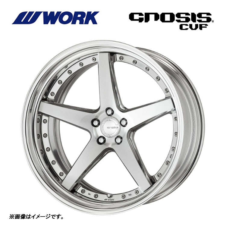 送料無料 ワーク GNOSIS CVF STEP RIM ディープコンケイブ STANDARD Hdisk 10J-21 +26～－51 5H-120 【2本セット 新品】