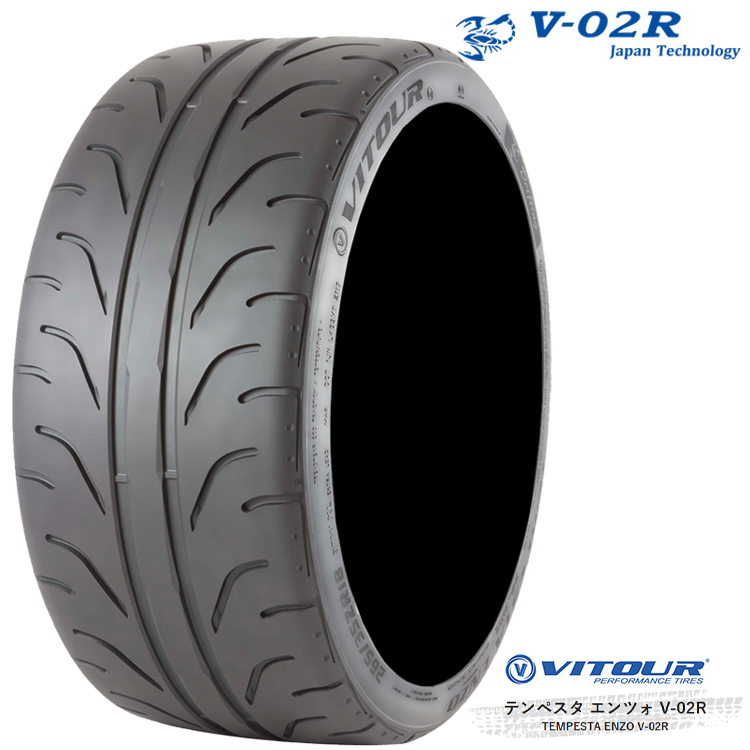 送料無料 ヴィッツァー 夏 サマータイヤ VITOUR TEMPESTA ENZO V-02R（TW200) 245/40ZR18 97W XL 【2本セット 新品】_画像1