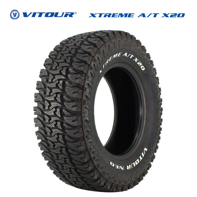 送料無料 ヴィツァー サマータイヤ VITOUR XTREME A/T X20 LT265/65R17 120/117S 【4本セット 新品】_画像1