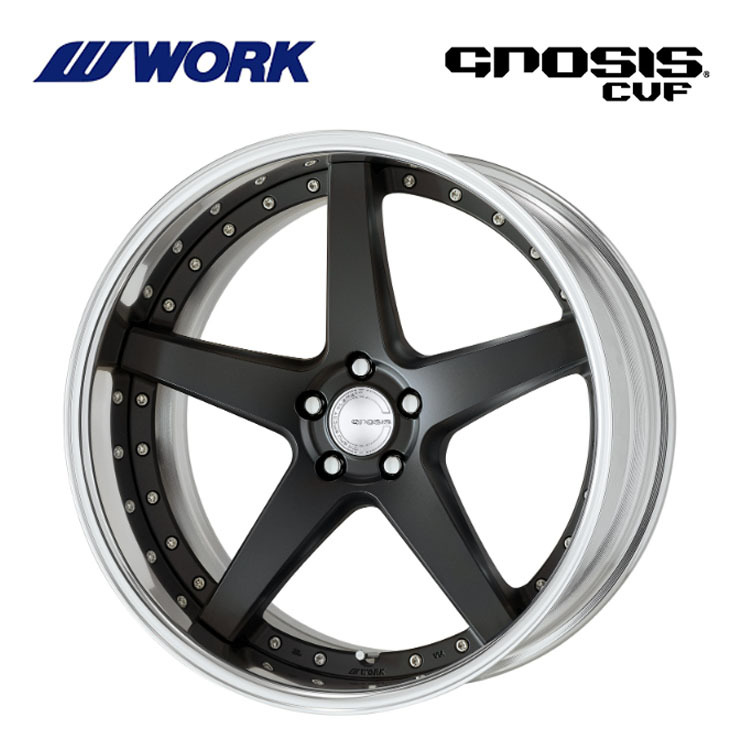 送料無料 ワーク GNOSIS CVF FULL REVERSE ミドルコンケイブ DEEP RIM Odisk 10.5J-20 -12~-34 5H-120 【2本セット 新品】