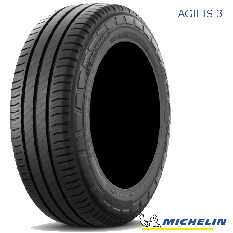 送料無料 ミシュラン サマータイヤ MICHELIN AGILIS3 アジリススリー 195/80R14C 106/104R 【2本セット 新品】