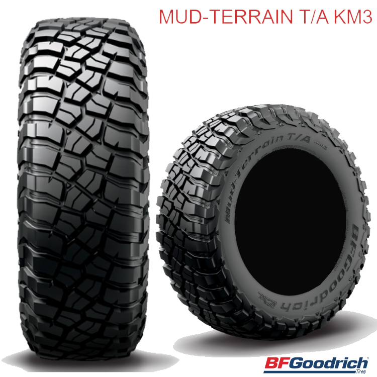 送料無料 ビーエフグッドリッチ オフロード タイヤ BFGoodrich Mud-Terrain T/A KM3 LT285/55R20 122/119Q RBL 【2本セット 新品】_画像1