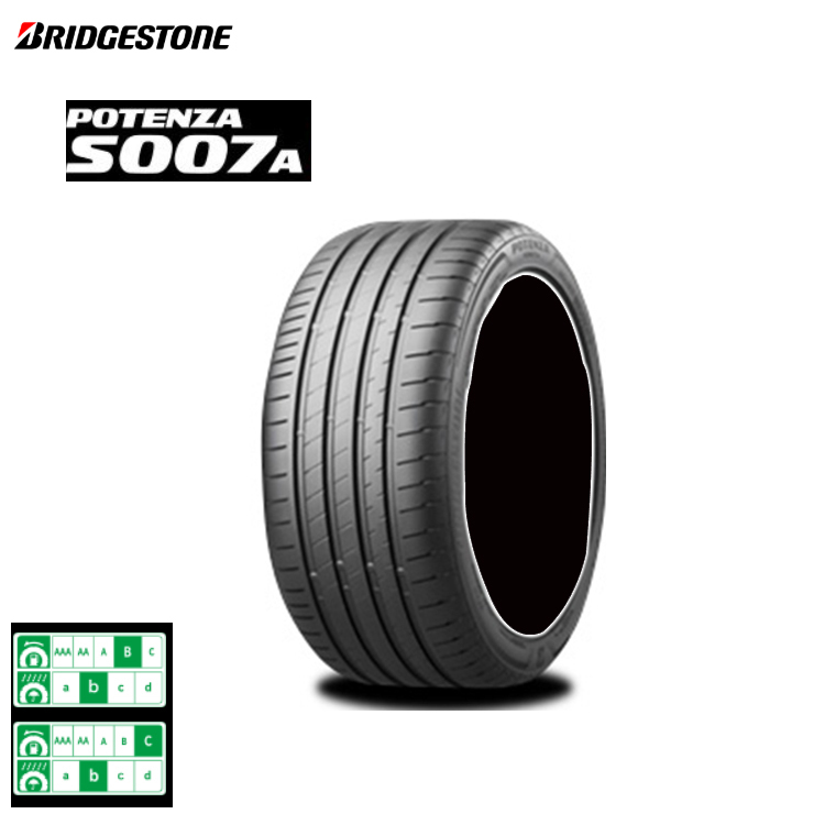 送料無料 ブリジストン セダン スポーツ BRIDGESTONE POTENZA S007A 205/50R17 93Y XL 【4本セット 新品】_画像1