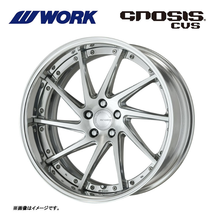 送料無料 ワーク GNOSIS CVS FULL REVERSE ミドルコンケイブ DEEP RIM Odisk 8J-21 +41～26 5H-114.3 【2本 セット 新品】_画像1