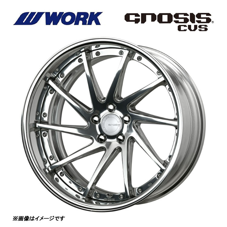 送料無料 ワーク GNOSIS CVS FULL REVERSE ディープコンケイブ DEEP RIM Wdisk 12J-19 +69~-48 5H-120 【2本セット 新品】
