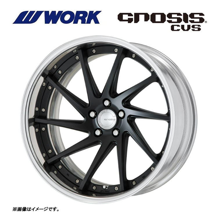 送料無料 ワーク GNOSIS CVS FULL REVERSE ディープコンケイブ DEEP RIM Wdisk 8J-20 +2～－20 5H-100 【1本 単品 新品】_画像1