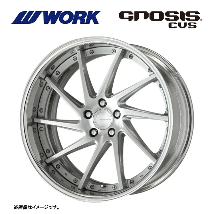 送料無料 ワーク GNOSIS CVS FULL REVERSE ミドルコンケイブ DEEP RIM Odisk 7.5J-19 +42～26 5H-114.3 【1本 単品 新品】_画像1