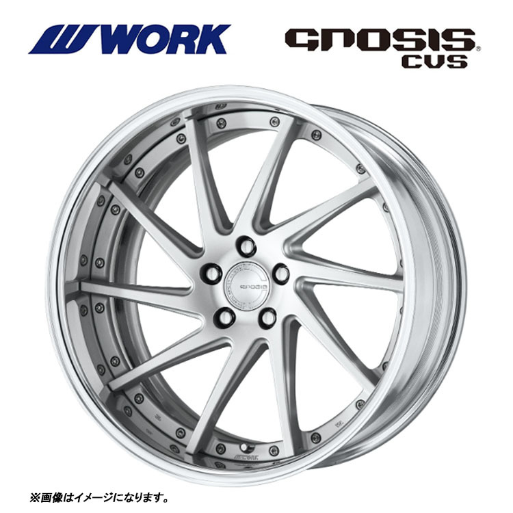 送料無料 ワーク GNOSIS CVS FULL REVERSE ミドルコンケイブ DEEP RIM Odisk 10.5J-21 +0～－17 5H-120 【2本 セット 新品】_画像1