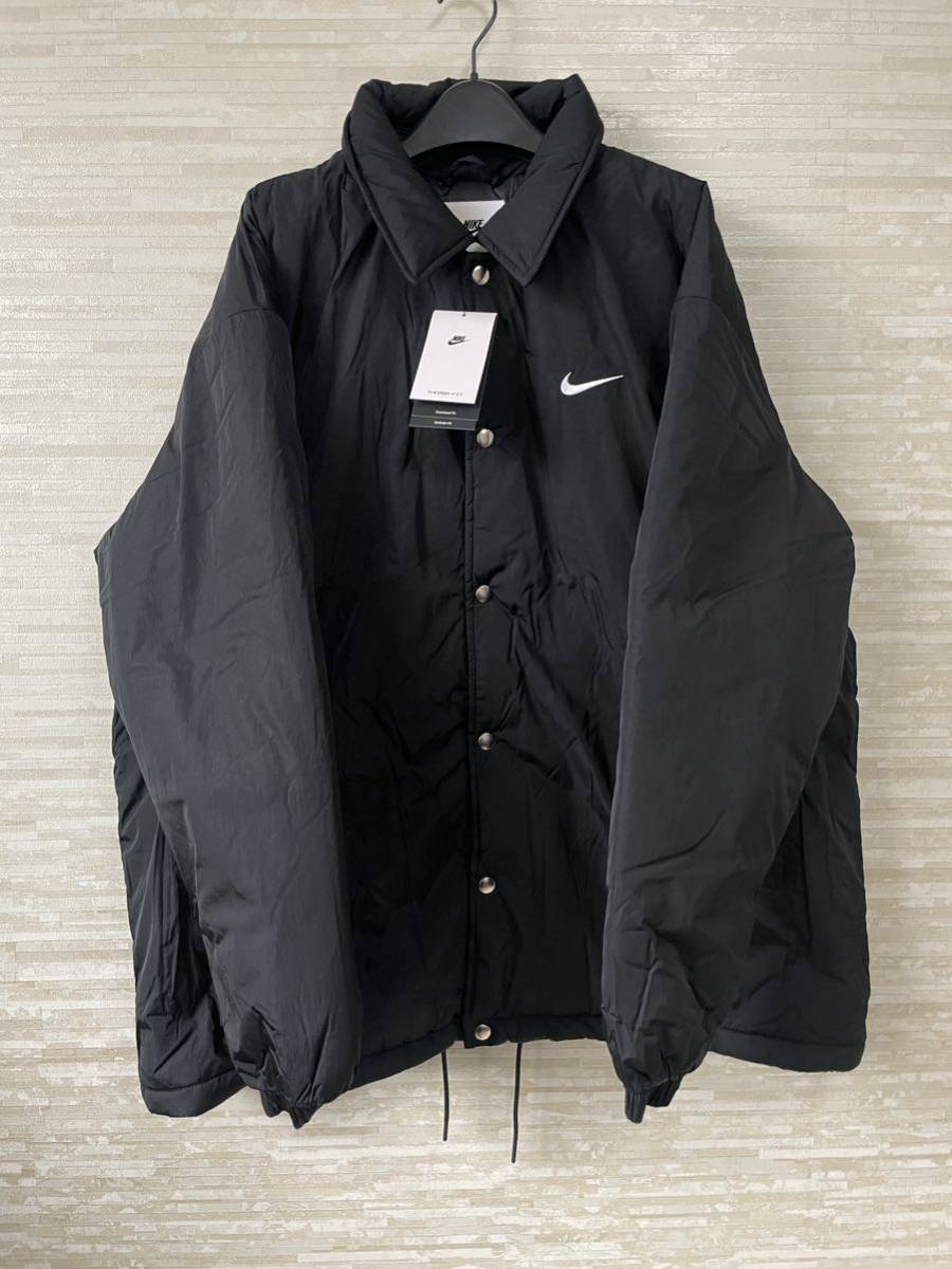 L」NIKE ナイキ NL TF FILLED 中綿入り コーチジャケット 黒 L」NIKE ナイキ NL TF FILLED 中綿入り コーチジャケット 黒