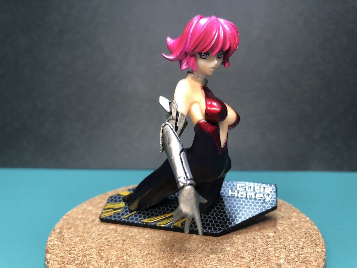 [ Cutie Honey (1B.. genuine .ver)] red / black figure ks Cutie Honey art collection is pi net * Robin with defect 