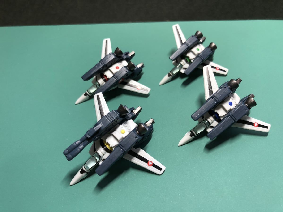 【スカル小隊】1/250 VF-1S VF-1A スーパーパック ストライクパック マクロスファイターコレクションフォッカー 一条輝 他まとめ セット_画像2