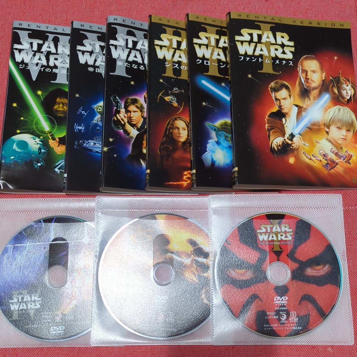 スターウォーズ 　DVD　６巻セット　レンタル落ち　ハリソン・フォード_画像4