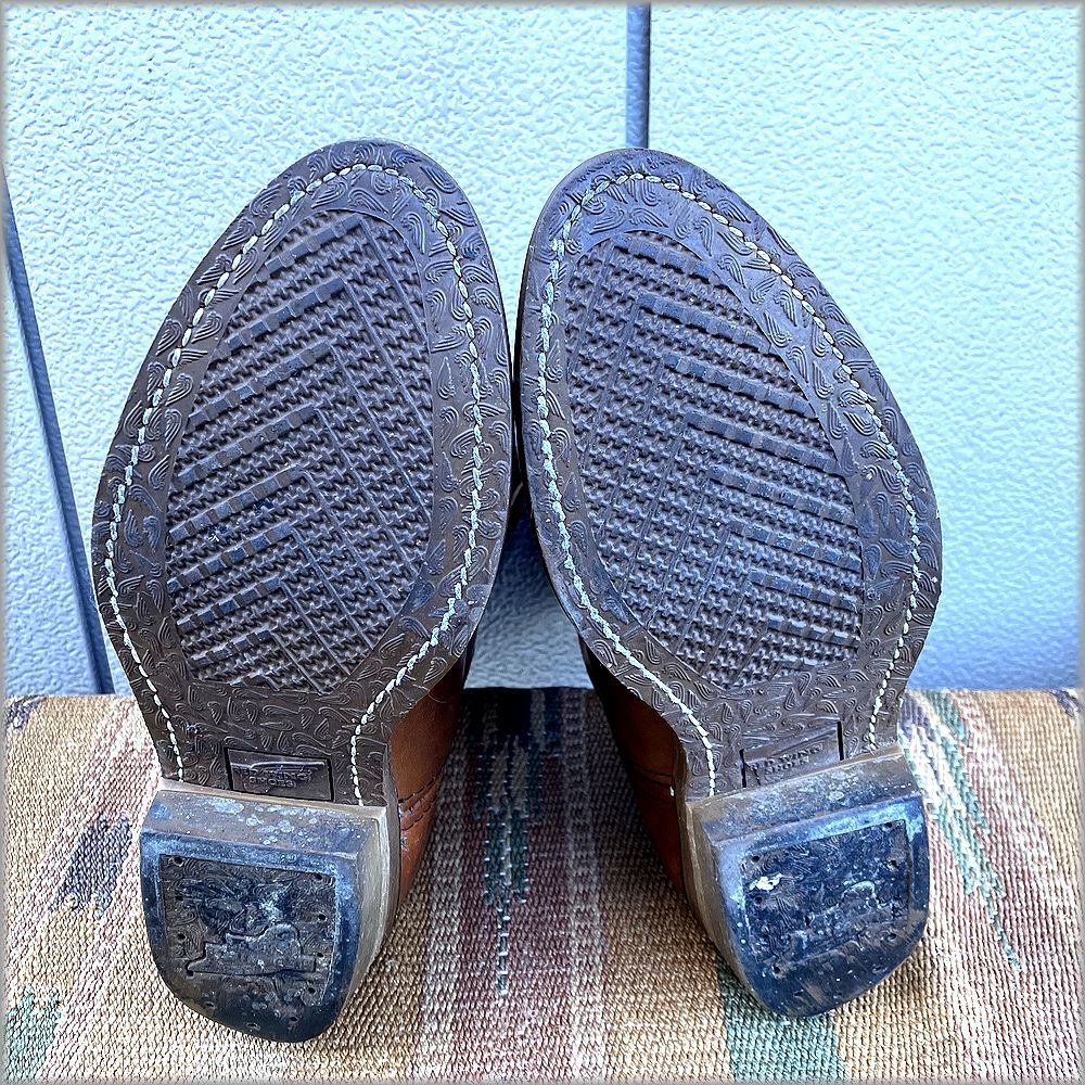 *80s 82 year Red Wing pekos boots 1155 feather tag 6E 24~24.5m rank * inspection Vintage Work USA made leather 70s 90s America 