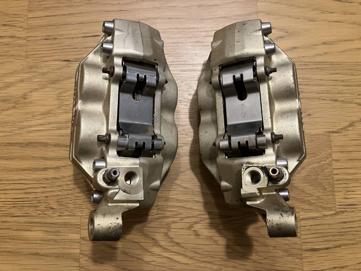 ブレンボ（Brembo）4POTフロントキャリパーセット 100mmピッチ XJR1300 XJR1200 イナズマ インパルスなど ブレーキパッドおまけの画像2