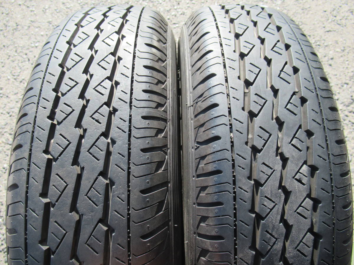 中古タイヤ☆145/80R12 80/78N LT ブリヂストン K370 2021年製 バリ山 ZEPHYR ホワイト 4J+40 100 4H アクティ ハイゼット ミニキャブ等☆_画像9