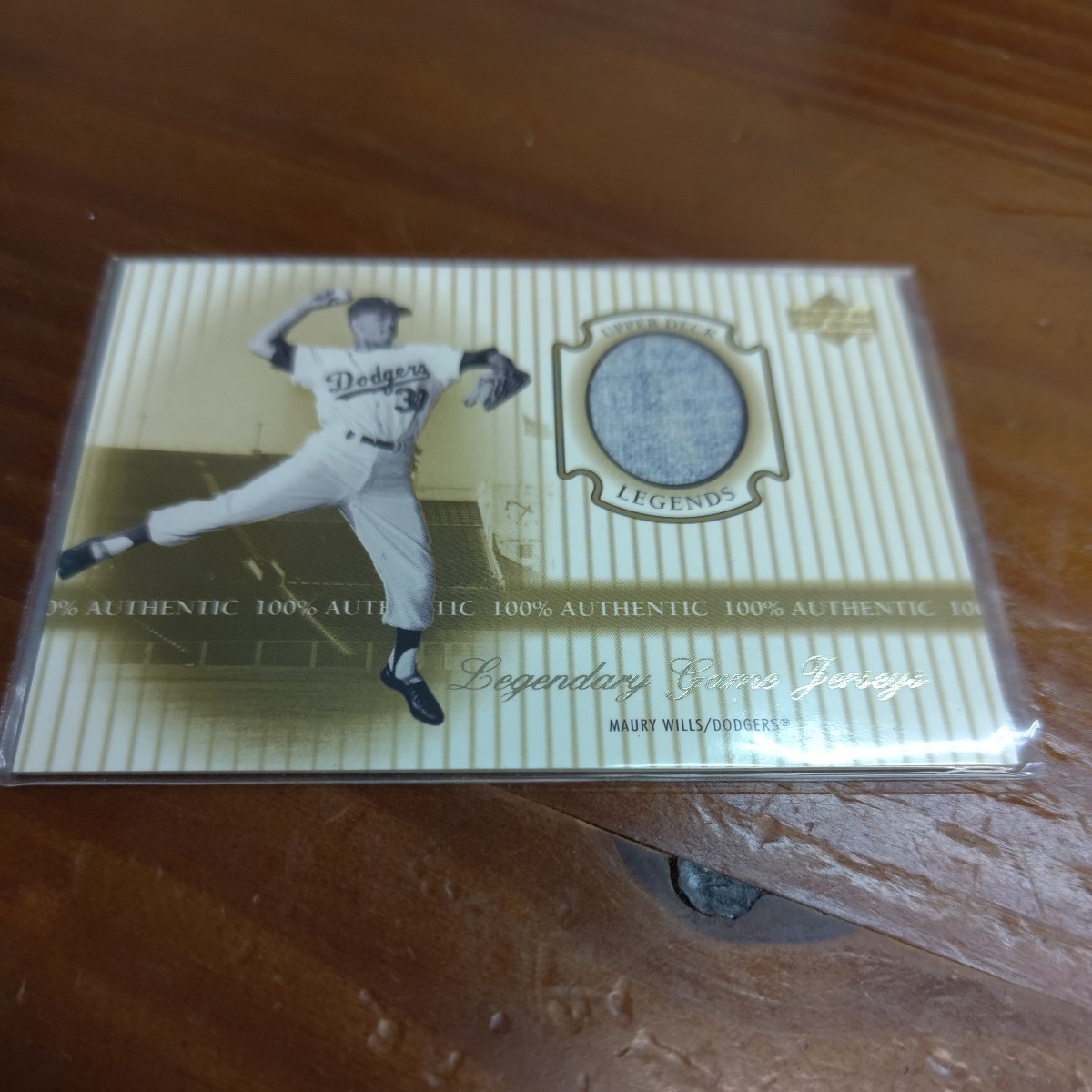 1999 upperdeck legends legendary gamejersey maury wills ケース２オッズ