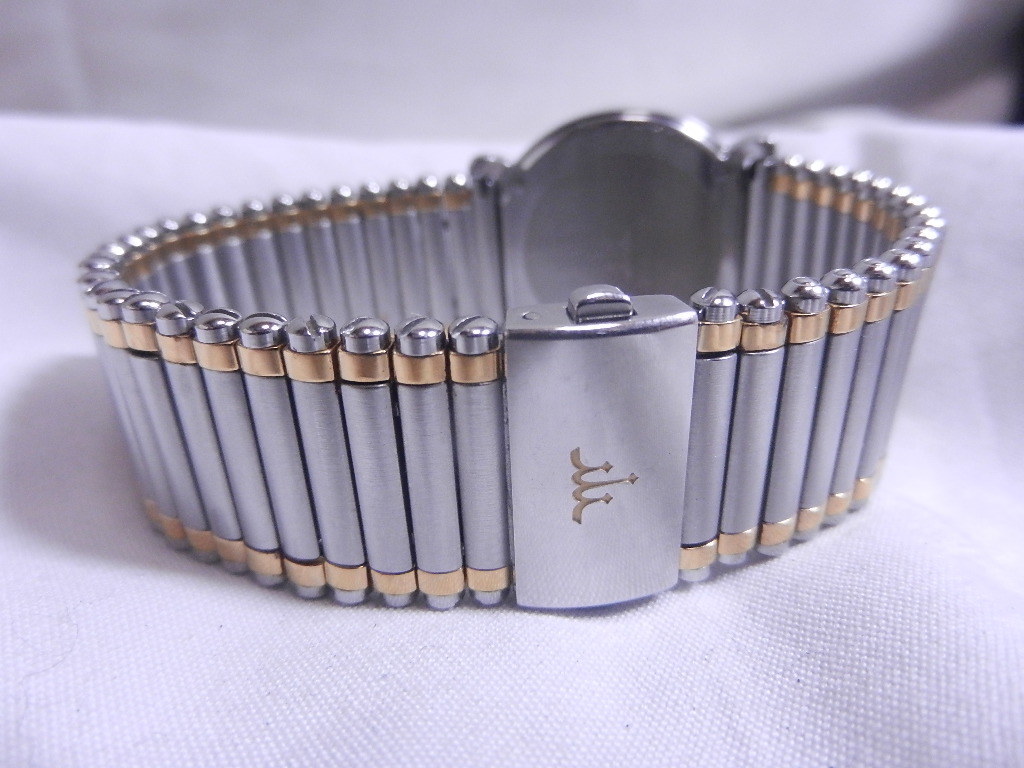セイコー SEIKO クレドール　リネアクルバ メンズ K18コンビ ダイヤベゼル　5A74-0190 腕時計　稼動品_画像6