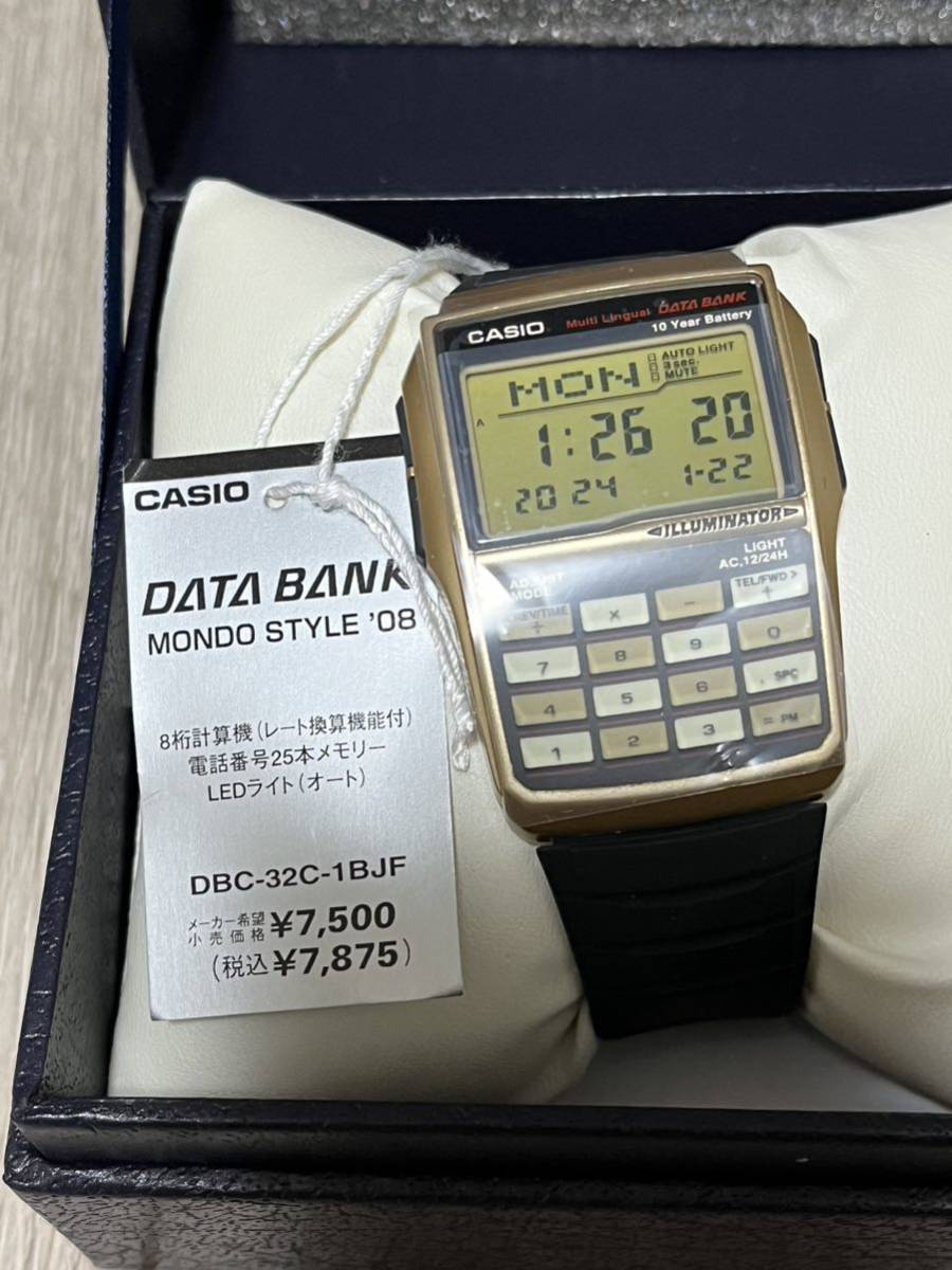 ●未使用　希少● DBC-32 CASIO DATA BANK カシオ データバンク MONDO STYLE '08