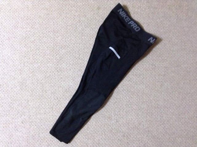 * used * Nike Pro men's compression training tights spats black L Work out Jim NIKE PRO DRI-FIT NIKE 925821-010