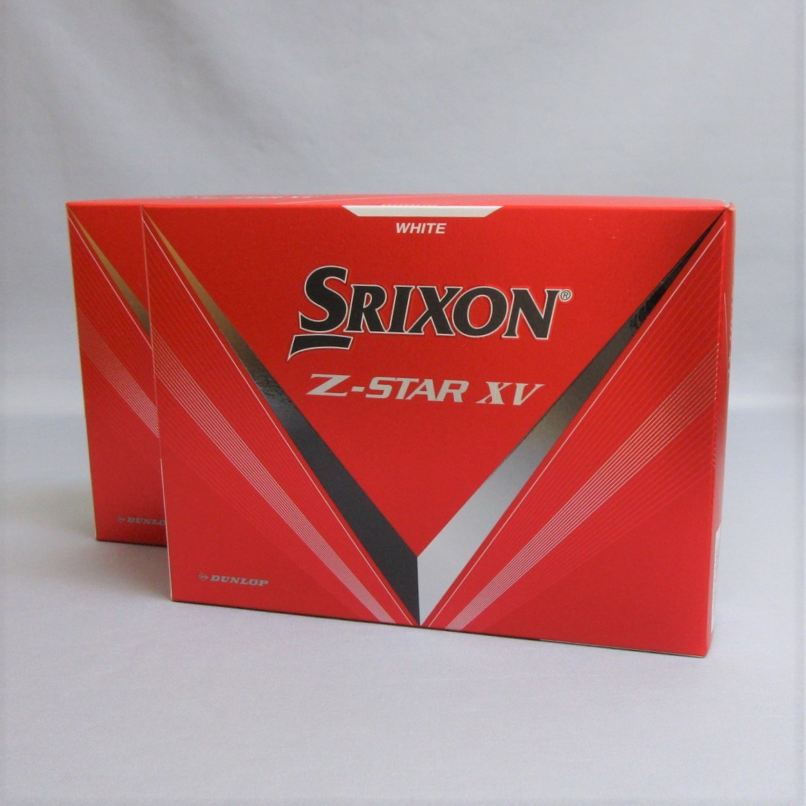 日本仕様 2023年 SRIXON Z-Star XV ホワイト 2箱 24球 1ダース ボール スリクソン ダンロップ DUNLOP 3ピース ゴルフボール Zスター